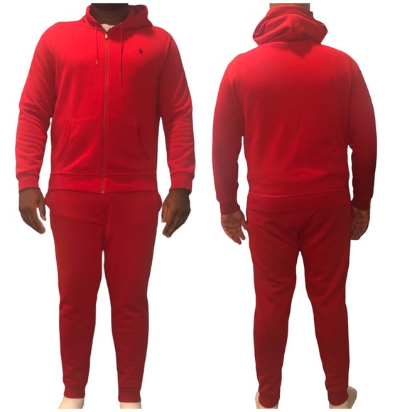Other - Mens XL Red POLO Sweatsuit